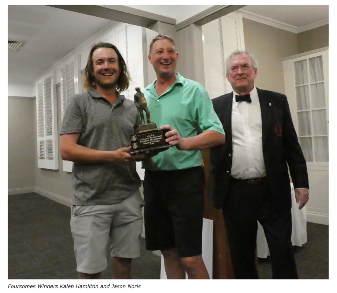 2022 Australian Hickory Foursomes Champions