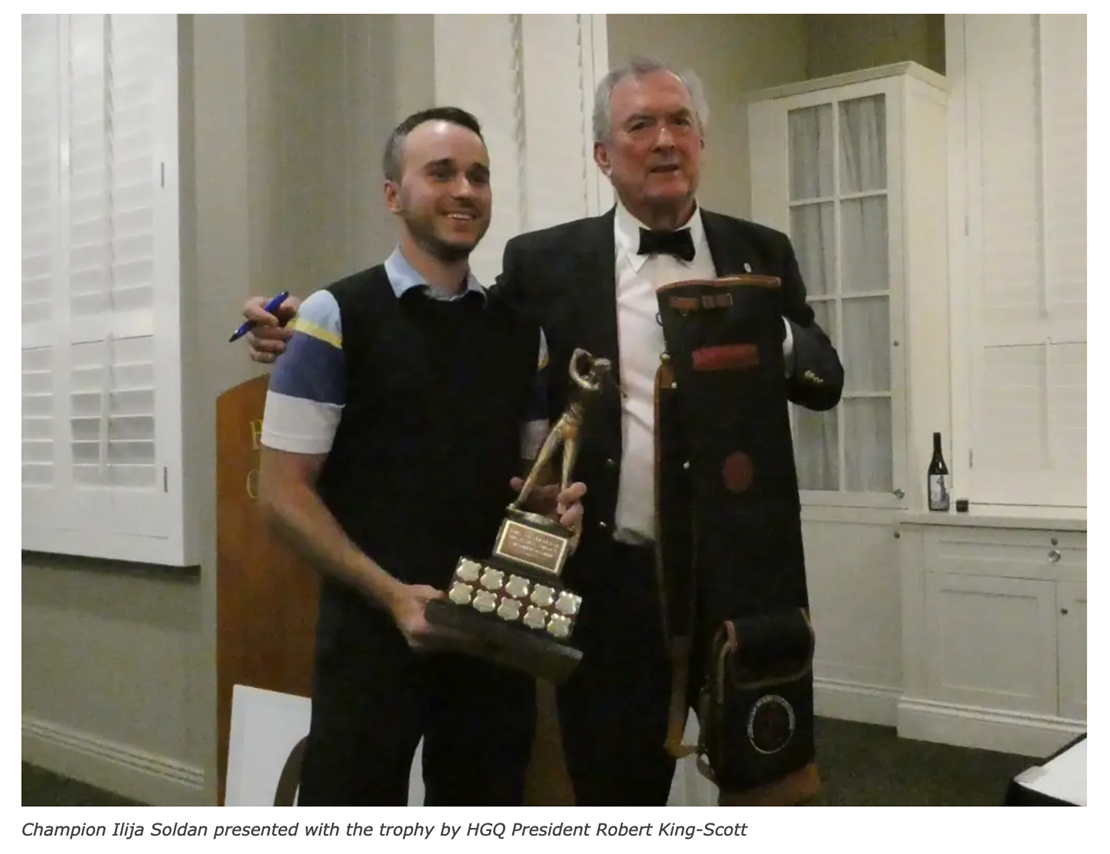 2022 Australian Champion (Gross Stroke)